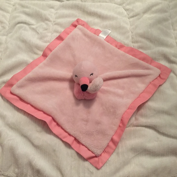 Carter’s Pink Flamingo Plush Baby Security Blanket Lovey (2019) - Picture 3 of 6